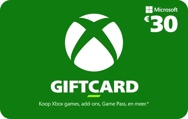 Xbox Giftcard 30 euro