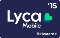 Lycamobile belwaarde 15 euro