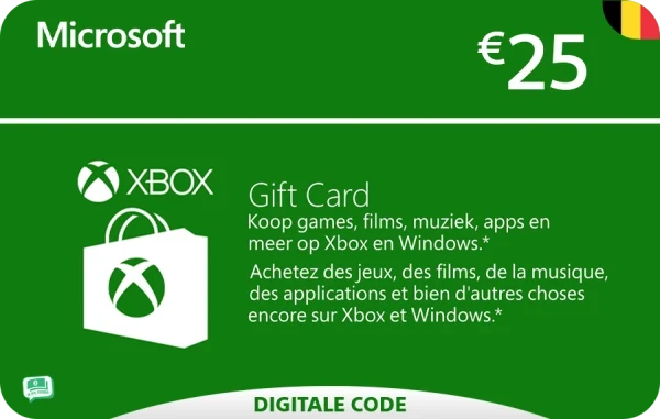 Xbox Giftcard 25 euro