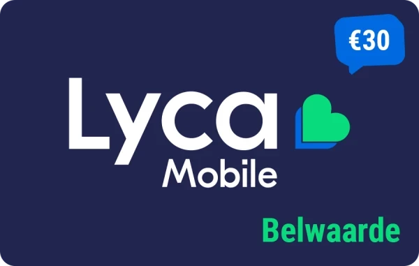 Lyca Mobile belwaarde 30 euro