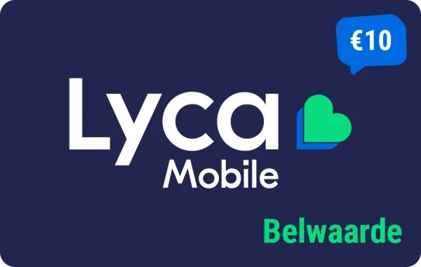 Lyca Mobile belwaarde 10 euro