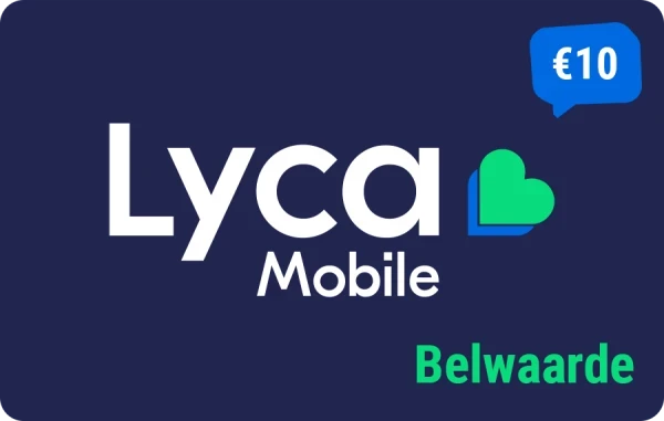 Lycamobile belwaarde 10 euro