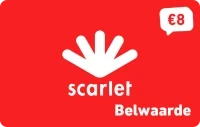 Scarlet belwaarde 8 euro