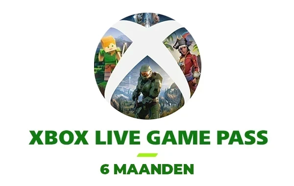 Xbox Live Game Pass 6 maanden