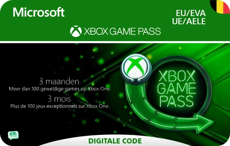 Xbox Live Game Pass 3 maanden