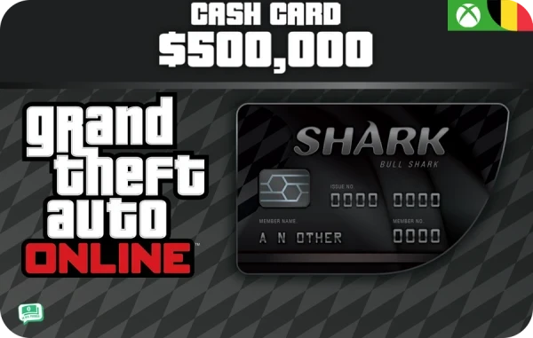 Grand Theft Auto V (GTA V) Bull Shark Cash Card (Xbox)