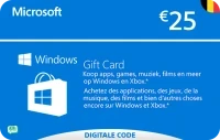 Microsoft Giftcard 25 euro