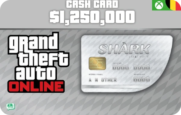 Grand Theft Auto V (GTA V) Great White Shark Cash Card (Xbox)