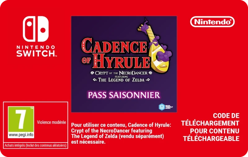 Seizoenspas van Cadence of Hyrule – Crypt of the NecroDancer Featuring The Legend of Zelda!