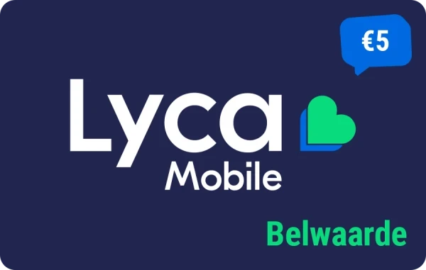 Lyca Mobile belwaarde 5 euro
