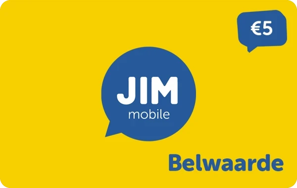 JIM Mobile belwaarde 5 euro